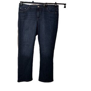 New Directions: 5-Pocket Indigo Bootcut Jeans, Size 22W, Designed Pockets